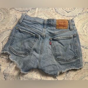 Levi's Women's Blue Denim Shorts
